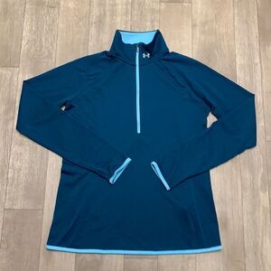 Womens Under Armour Fitted‎ Half Zip Lightweight Performance Active Pullover